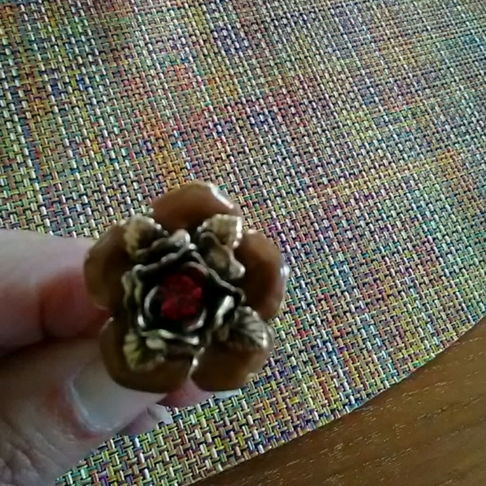 BOHM GOLDPLATED/ENAMELED RING! - Picture 3 of 7